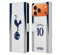 Head Case Designs Licenza Ufficiale Tottenham Hotspur F.C. James Maddison 2025/26 Giocatori Home Kit Custodia Portafoglio in Pelle Compatibile con Apple iPhone 17 Pro Max