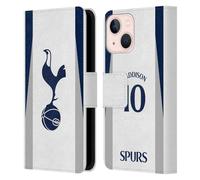 Head Case Designs Licenza Ufficiale Tottenham Hotspur F.C. James Maddison 2025/26 Giocatori Home Kit Custodia Portafoglio in Pelle Compatibile con Apple iPhone 13 Mini