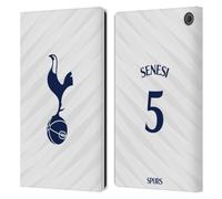 Head Case Designs Licenza Ufficiale Tottenham Hotspur F.C. Marcos Senesi 2026/27 Kit Casa Giocatori 1º Gruppo Custodia Portafoglio in Pelle Compatibile con Amazon Fire Max 11 2023