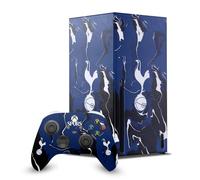 Head Case Designs Licenza Ufficiale Tottenham Hotspur F.C. Marmo Arte Del Logo Pacchetto Console Da Gioco Wrap E Pelle Per Controller Compatibile con Xbox Series X