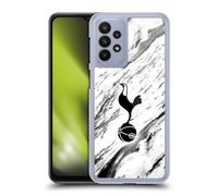 Head Case Designs Licenza Ufficiale Tottenham Hotspur F.C. Marmo Bianco e Nero Badge Custodia Cover Dura per Parte Posteriore Compatibile con Samsung Galaxy A23 / 5G (2022)