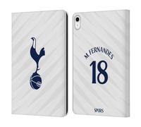 Head Case Designs Licenza Ufficiale Tottenham Hotspur F.C. Mateus Fernandes 2026/27 Kit Casa Giocatori 1º Gruppo Custodia Portafoglio in Pelle Compatibile con Apple iPad 10.9 2022/2025