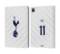 Head Case Designs Licenza Ufficiale Tottenham Hotspur F.C. Mathys Tel 2026/27 Kit Casa Giocatori 1º Gruppo Custodia Portafoglio in Pelle Compatibile con Apple iPad Pro 12.9 2020/2021/2022