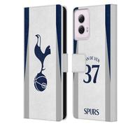 Head Case Designs Licenza Ufficiale Tottenham Hotspur F.C. Micky Van de Ven 2025/26 Giocatori Home Kit Custodia Portafoglio in Pelle Compatibile con Motorola Moto G Power (2024)