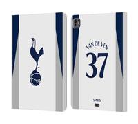Head Case Designs Licenza Ufficiale Tottenham Hotspur F.C. Micky Van de Ven 2025/26 Giocatori Home Kit Custodia Portafoglio in Pelle Compatibile con Apple iPad PRO 13 M4 2024