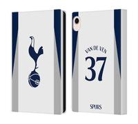 Head Case Designs Licenza Ufficiale Tottenham Hotspur F.C. Micky Van de Ven 2025/26 Giocatori Home Kit Custodia Portafoglio in Pelle Compatibile con Apple iPad Mini (2021/2024)