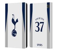 Head Case Designs Licenza Ufficiale Tottenham Hotspur F.C. Micky Van de Ven 2025/26 Giocatori Home Kit Custodia Portafoglio in Pelle Compatibile con Amazon Fire 7 2022