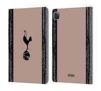 Head Case Designs Licenza Ufficiale Tottenham Hotspur F.C. Nero E Talpa Badge 2023/24 Custodia Portafoglio in Pelle Compatibile con Apple iPad PRO 11 2020/2021 / 2022