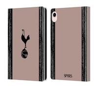Head Case Designs Licenza Ufficiale Tottenham Hotspur F.C. Nero E Talpa Badge 2023/24 Custodia Portafoglio in Pelle Compatibile con Apple iPad Mini (2021/2024)