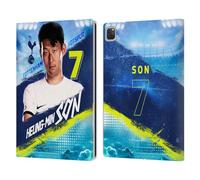 Head Case Designs Licenza Ufficiale Tottenham Hotspur F.C. Son Heung-Min 2023/24 Prima Squadra Custodia Portafoglio in Pelle Compatibile con Apple iPad PRO 12.9 2020/2021/2022