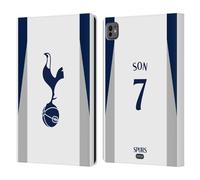 Head Case Designs Licenza Ufficiale Tottenham Hotspur F.C. Son Heung-Min 2025/26 Giocatori Home Kit Custodia Portafoglio in Pelle Compatibile con Apple iPad PRO 11 M4/M5 2024/2025