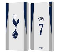 Head Case Designs Licenza Ufficiale Tottenham Hotspur F.C. Son Heung-Min 2025/26 Giocatori Home Kit Custodia Portafoglio in Pelle Compatibile con Amazon Fire Max 11 2023