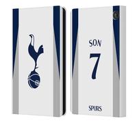 Head Case Designs Licenza Ufficiale Tottenham Hotspur F.C. Son Heung-Min 2025/26 Giocatori Home Kit Custodia Portafoglio in Pelle Compatibile con Amazon Fire 7 2022
