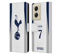 Head Case Designs Licenza Ufficiale Tottenham Hotspur F.C. Son Heung-Min 2025/26 Giocatori Home Kit Custodia Portafoglio in Pelle Compatibile con Motorola Moto G Stylus 5G (2024)