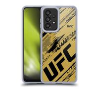 Head Case Designs Licenza Ufficiale UFC Tratti di Pennello Grafica Logo Custodia in Gel [Protezione di Grado Militare] Compatibile con Galaxy A33 5G (2022)