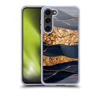 Head Case Designs Licenza Ufficiale UtArt Lamina d'oro e Inchiostro Notte Oscura Marmoreo Custodia in Gel [Protezione di Grado Militare] Compatibile con Samsung Galaxy S23+ 5G
