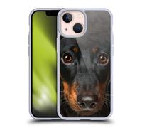 Head Case Designs Licenza Ufficiale Vincent HIE Bassotto Cani dalla Faccia Grossa Custodia in Gel [Protezione di Grado Militare] Compatibile con Apple iPhone 13 Mini