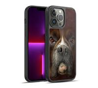 Head Case Designs Licenza Ufficiale Vincent HIE Boxer Cani dalla Faccia Grossa Cover in Gel Rinforzata [Protezione di Grado Militare] Compatibile con Apple iPhone 13 PRO Max