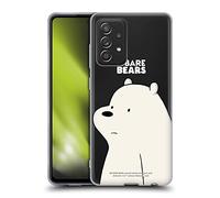 Head Case Designs Licenza Ufficiale We Bare Bears Ice Bear Arte del Personaggio Custodia in Gel [Protezione di Grado Militare] Compatibile con Galaxy A52 / A52s / 5G (2021)