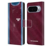 Head Case Designs Licenza Ufficiale West Ham United FC 1975 FA Cup Final Kits Retro Custodia Portafoglio in Pelle Compatibile con Google Pixel 10 Pro XL