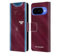 Head Case Designs Licenza Ufficiale West Ham United FC 1975 FA Cup Final Kits Retro Custodia Portafoglio in Pelle Compatibile con Google Pixel 10