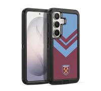 Head Case Designs Licenza Ufficiale West Ham United FC Arrowhead Lines Crest Grafiche Custodia Antiurto Ultra Blindata compatibile con Samsung Galaxy S26 Plus