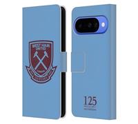 Head Case Designs Licenza Ufficiale West Ham United FC Claret Cresta 2 125esimo Anno Anniversario Custodia Portafoglio in Pelle Compatibile con Google Pixel 10