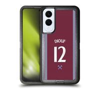 Head Case Designs Licenza Ufficiale West Ham United FC El Hadji Malick Diouf 2025/26 Giocatori Home Kit Custodia Antiurto Ultra Blindata Compatibile con Samsung Galaxy S25 Edge