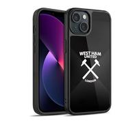 Head Case Designs Licenza Ufficiale West Ham United FC Gradiente Bianco & Nero Kit Marca Martello Cover in Gel Rinforzata [Protezione di Grado Militare] Compatibile con Apple iPhone 13
