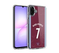 Head Case Designs Licenza Ufficiale West Ham United FC James Ward-Prowse 2023/24 Giocatori Home Kit Custodia in Gel [Protezione di Grado Militare] Compatibile con Samsung Galaxy A07 4G