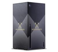 Head Case Designs Licenza Ufficiale West Ham United FC Nero & Oro Arte Console Da Gioco Wrap Compatibile con Xbox Series X