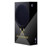 Head Case Designs Licenza Ufficiale West Ham United FC Nero & Oro Arte Console Da Gioco Wrap Compatibile con Xbox Series S Console