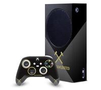 Head Case Designs Licenza Ufficiale West Ham United FC Nero & Oro Arte Pacchetto Console Da Gioco Wrap E Pelle Per Controller Compatibile con Xbox Series S