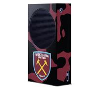 Head Case Designs Licenza Ufficiale West Ham United FC Stampa Mucca Arte Console Da Gioco Wrap Compatibile con Xbox Series S Console