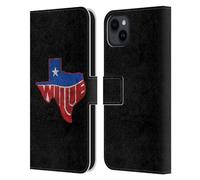 Head Case Designs Licenza Ufficiale Willie Nelson Texas Grunge Custodia Portafoglio in Pelle Compatibile con Apple iPhone 15 Plus