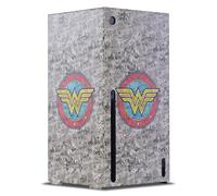 Head Case Designs Licenza Ufficiale Wonder Woman DC Comics Collage Di Vintage Copertina Fumetto Console Da Gioco Wrap Compatibile con Xbox Series X