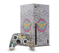 Head Case Designs Licenza Ufficiale Wonder Woman DC Comics Collage Di Vintage Copertina Fumetto Pacchetto Console Da Gioco Wrap E Pelle Per Controller Compatibile con Xbox Series X