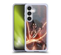 Head Case Designs Licenza Ufficiale Wonder Woman DC Comics Dark Nights Death Metal #1 Comic Book Cover Custodia in Gel [Grado Militare] Compatibile con Samsung Galaxy S24 5G E Compatibile con MagSafe