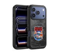 Head Case Designs Licenza Ufficiale World of Outlaws Logo Auto Sprint Invecchiato Grafica Occidentale Custodia Antiurto Ultra Blindata compatibile con Apple iPhone 17 Pro Max