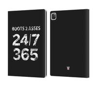 Head Case Designs Licenza Ufficiale WWE 24/7/365 The Rock Custodia Portafoglio in Pelle Compatibile con Apple iPad PRO 13 M4 2024
