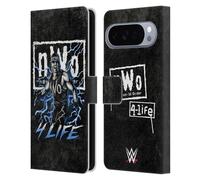 Head Case Designs Licenza Ufficiale WWE 4 Life NWO Custodia Portafoglio in Pelle Compatibile con Google Pixel 10 Pro XL