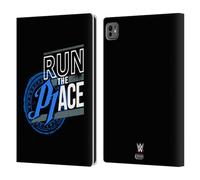 Head Case Designs Licenza Ufficiale WWE AJ Styles Run The Place Superstars 8 Custodia Portafoglio in Pelle Compatibile con Apple iPad PRO 11 M4 2024