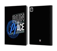 Head Case Designs Licenza Ufficiale WWE AJ Styles Run The Place Superstars 8 Custodia Portafoglio in Pelle Compatibile con Apple iPad PRO 13 M4 2024