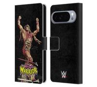 Head Case Designs Licenza Ufficiale WWE Anello Angolare The Ultimate Warrior Custodia Portafoglio in Pelle Compatibile con Google Pixel 10 Pro XL