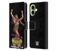 Head Case Designs Licenza Ufficiale WWE Anello Angolare The Ultimate Warrior Custodia Portafoglio in Pelle Compatibile con Apple iPhone 17