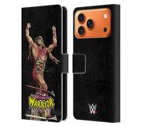 Head Case Designs Licenza Ufficiale WWE Anello Angolare The Ultimate Warrior Custodia Portafoglio in Pelle Compatibile con Apple iPhone 17 Pro Max