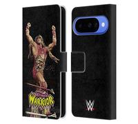 Head Case Designs Licenza Ufficiale WWE Anello Angolare The Ultimate Warrior Custodia Portafoglio in Pelle Compatibile con Google Pixel 10