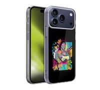 Head Case Designs Licenza Ufficiale WWE Arte al Neon Bret Hart Custodia in Gel [Protezione di Grado Militare] Compatibile con Apple iPhone 17 PRO Max