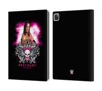 Head Case Designs Licenza Ufficiale WWE Assetto Grafico Bret Hart Custodia Portafoglio in Pelle Compatibile con Apple iPad PRO 13 M4 2024