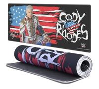 Head Case Designs Licenza Ufficiale WWE Bandiera E Firma Cody Rhodes 37.4 x 15.75 x 0.16 Inches (900 x 400 mm) - XL Tappetino per Mouse E Scrivania da Ufficio per Giochi Tastiera PC